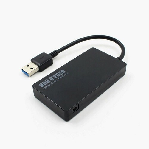 USB 3.0 HUB 4 Port Ultra Thin Design Portable Built-in Cable For PC Laptop Mac - Bild 5 von 5