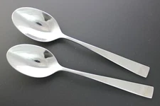 Lenox Vietnam 18/10 Stainless Silverware UNK01 7-3/8" Soup Spoons (2)