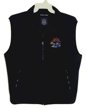 Vin Sz L Long Beach Marathon 2003 Zip Fleece Vest by Devon Jones Dark Navy Poly