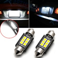 6-smd 6000k White 6418 6411 36mm Led License Plate Tag Light Bulbs For Bmw Audi