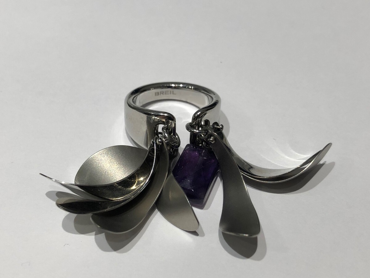 Plissé Orecchino Breil Orecchini Donna Breil In Acciaio Plissé TJ3794