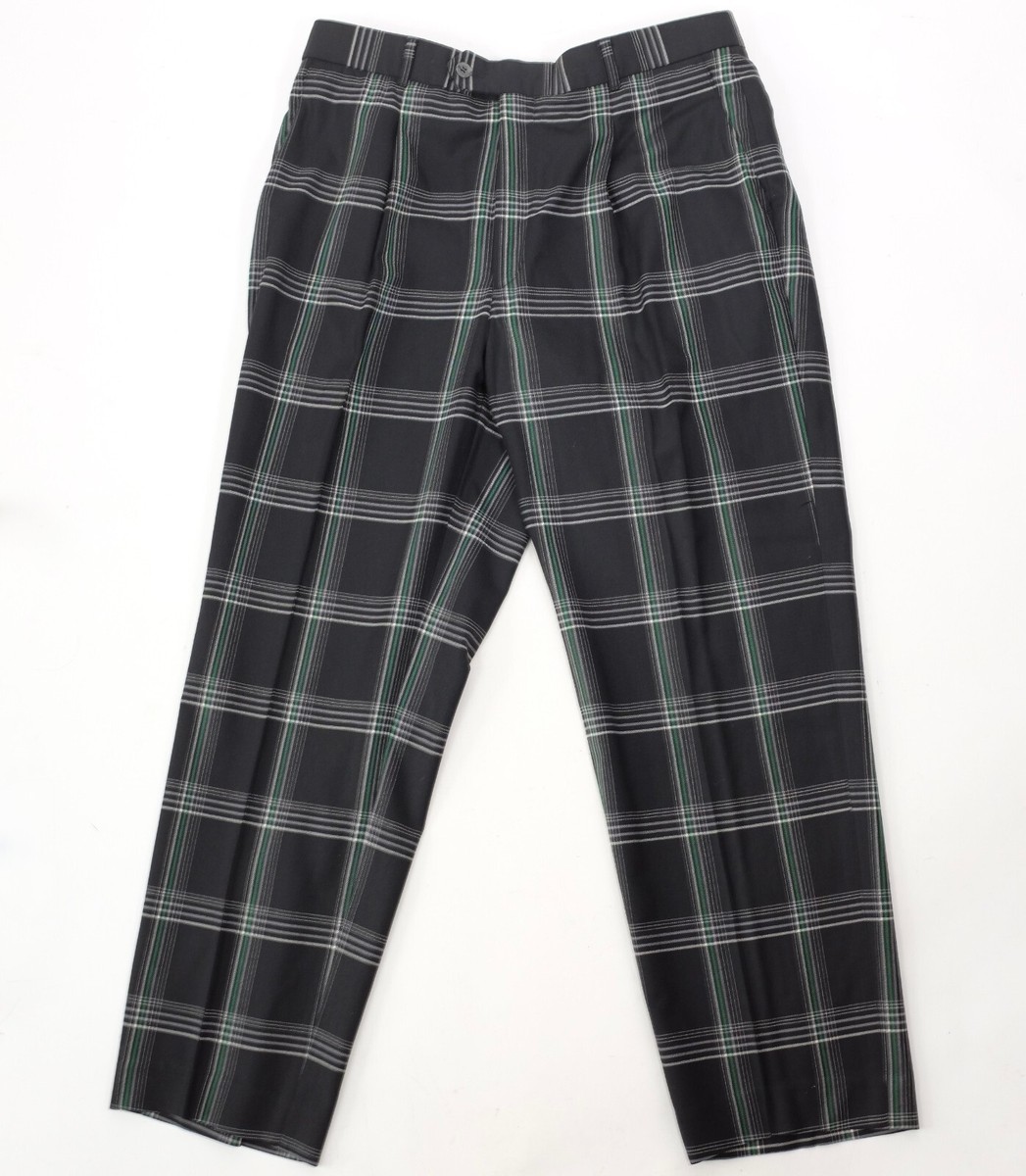 2024年激安 Y2K Vintage Burberry Golf US 36 pants nova check black 78cm~