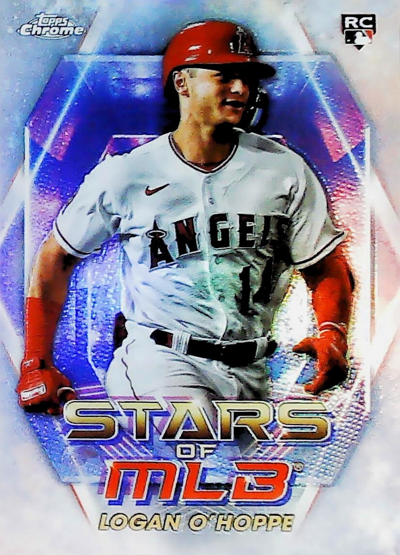2023 Topps Update CHROME SMLBC-63 LOGAN O'HOPPE STARS OF MLB LOS ANGELES ANGELS