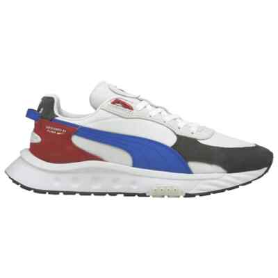 Puma Wild Rider Rollin\' Puma White Blue Red Men\'s Size 12 PUMA Wild Rider Rollin main image 3