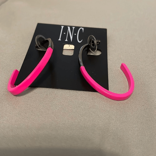 I.N.C Pink Two Tone Earring