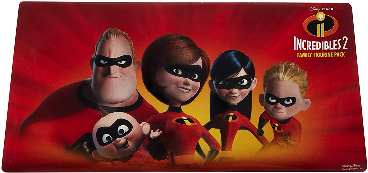 The Incredibles 2, 5 Piece Family Figure Set | eBay