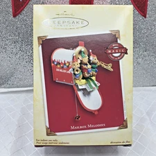 Hallmark Ornament Mailbox Melodies 2005 Magic Music, Light and Motion NIB