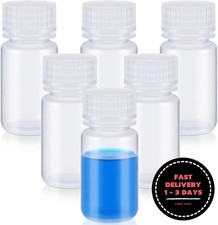 6 unidades de 60 ml 2 oz de polipropileno para reactivos, botellas de pl stico