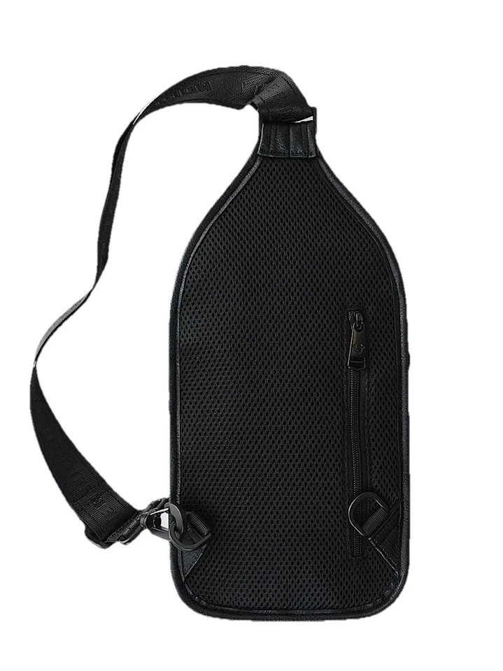 Сумка через плечо True Religion с монограммой слинга | черный и красный Farro II # TR104445 - Изображение 2 из 4