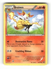 Braixen 12/124 Uncommon Fates Collide Pokemon Moderately Played kirisAki
