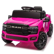 Licensed Dodge RAM 3500 12V Kids Ride On Truck, Remote Control,2WD  Rear Shock
