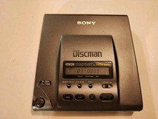 VINTAGE SONY DISCMAN COMPACT DISC PLAYER D-303  CASE TESTED WORKS