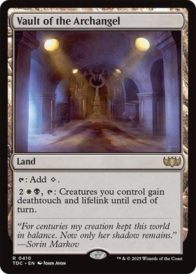 1x Vault of the Archangel - Commander: Tarkir: Dragonstorm - NM  -  MTG