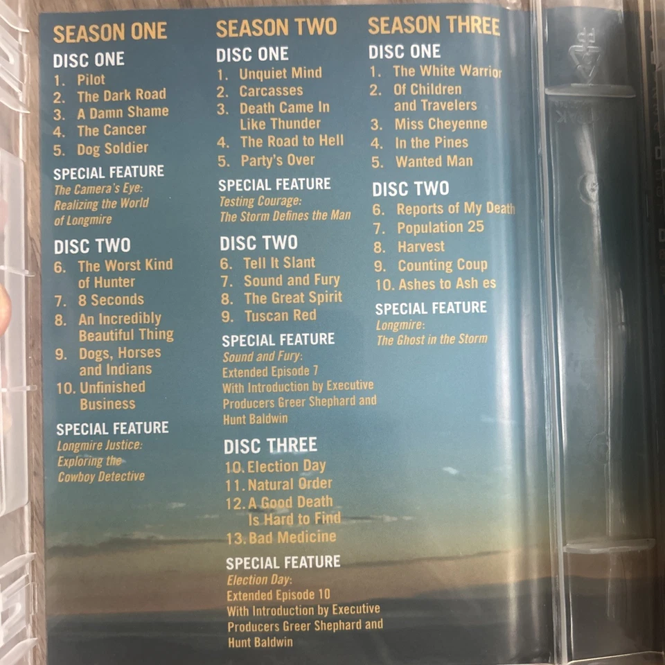 Longmire: The Complete Series Season 1-6 DVD, 2018, 15-Disc Set - Image 4 of 4