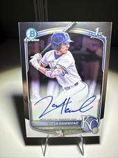 2025 Bowman Draft Josh Hammond Autograph #CPA-JH KC Royals 1st Bowman