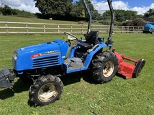 Iseki 330 Hydrostatic Tractor 30 Hp With Flail Mower Only 1300 Hrs