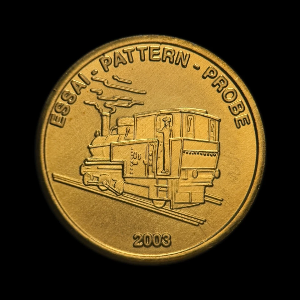 SWITZERLAND. 2003, 20 Europ Ceros - Rack Railway Train, Yacht RARE Essai Probe 1 - Image 2 of 3