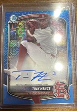 2025 Bowman Chrome - Mega Box Chrome Prospect Mojo Autographs Tink Hence #BMA-TH