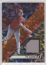 2024 Panini Donruss Prospect Jersey Kings Orange Ice Ty Floyd #PJK-TF rh0