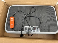 Powerfit Elite Vibration Plate Exercise Machine w/ Loop Resistance Bands Remote 