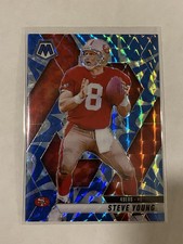 2025 Panini Mosaic Football Steve Young Blue Reactive Prizm #10