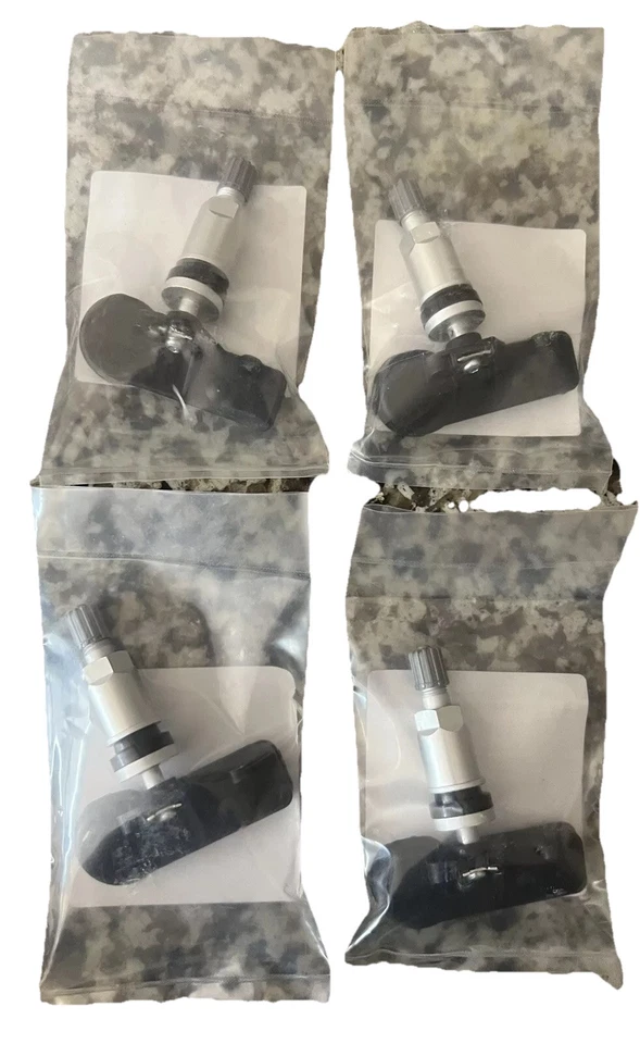 Juego de 4 sensores de monitor de presión de neumáticos OEM TPMS para Dodge Chrysler Jeep RAM Foto 2 de 4