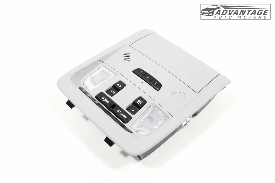 2019-2022 CHEVROLET BLAZER ROOF OVERHEAD CONSOLE DOME LIGHT LAMP SWITCH OEM - Image 2 of 4