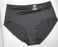 WACOAL 2XL 9 875397 Black INNER SHEEN Full Brief Panty