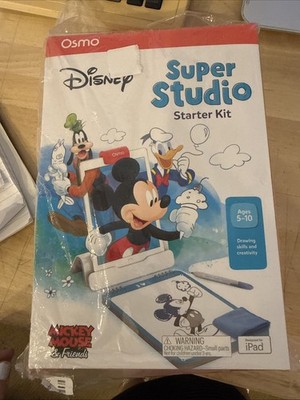 OSMO SUPER STUDIO STARTER KIT w/BASE LEARNING GAME Disney MICKEY MOUSE New