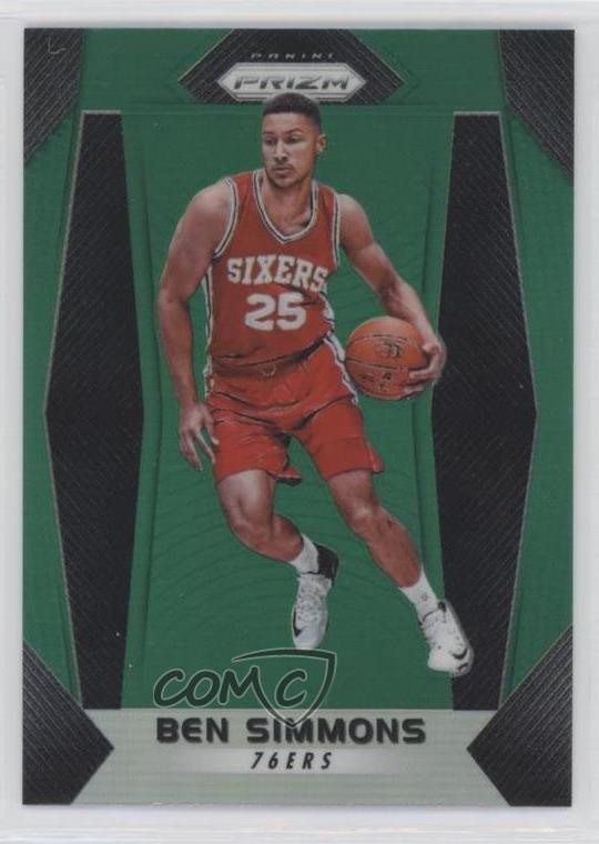 2017-18 Panini Prizm Green Prizm Ben Simmons #9 c6i