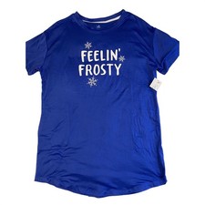 Secret Treasures "Feelin' Frosty" Pajamas Womens Size Small/Medium Nightgown