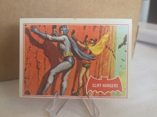 1966 Topps Batman Red Bat #36A Cliff Hangers — TAG (grade unconfirmed)