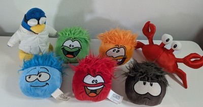 Club Penguin Official 5 Puffles Klutzy Crab Gary The Gadget Guy Jakks Pacific  