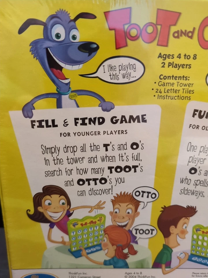 Toot and Otto SImple Strategy Game- NEW AND SEALED - 2004 Thinkfun - Image 3 of 4