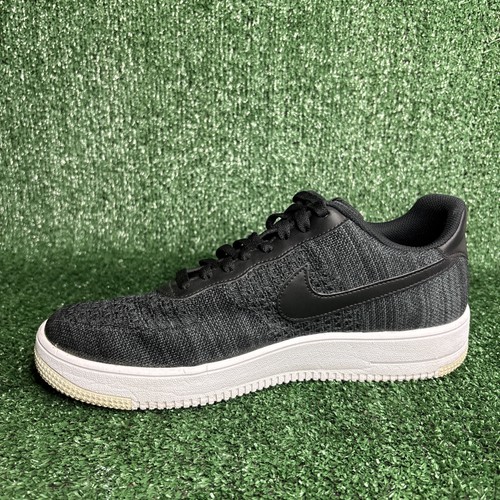 Nike Herren Air Force 1 Flyknit 2.0 Schwarz CI0051-001 Schnürschuhe Laufschuhe Größe 12 - Bild 7 von 12