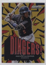 2025 Panini Prizm Dingers! Red Prizm 172/199 Kaelen Culpepper #16 1d0h