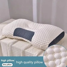 Cervical Orthopedic Massage Pillow for Better Sleep & Pain Relief Neck Support