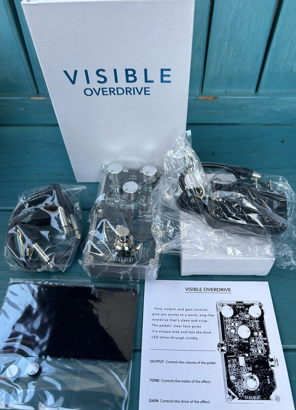 guitar DEAD BEAT VISIBLE OVERDRIVE od EFFECT PEDAL SOUND new in original box