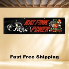 RAT FINK 2'X8' BANNER FLAG