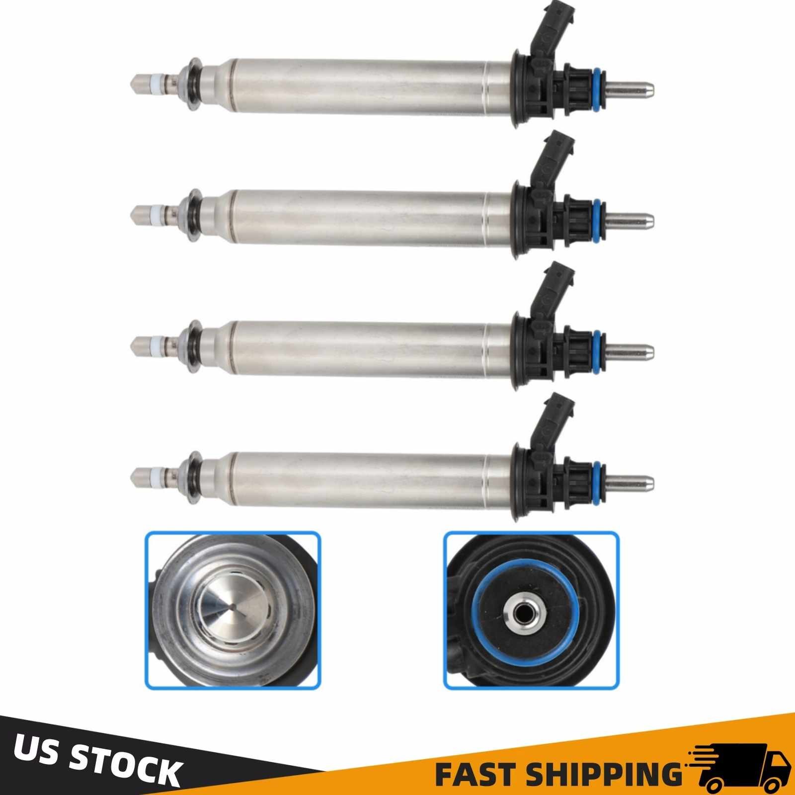 4PCS Fuel Injectors Fit 2012-22 Mercedes Benz A2780700687 0261500065 A2760704095