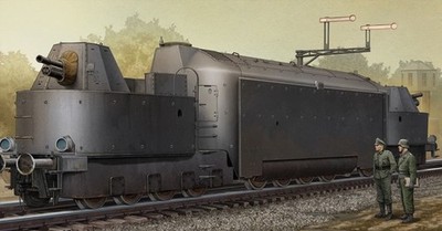 Trumpeter 00223 - 1:35 German Armored Train Panzertriebwag.Nr16 - Neu