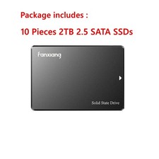 Fanxiang 10 PCs 2TB SSD 2.5'' SATA III Internal Solid State Drive For PC Laptop