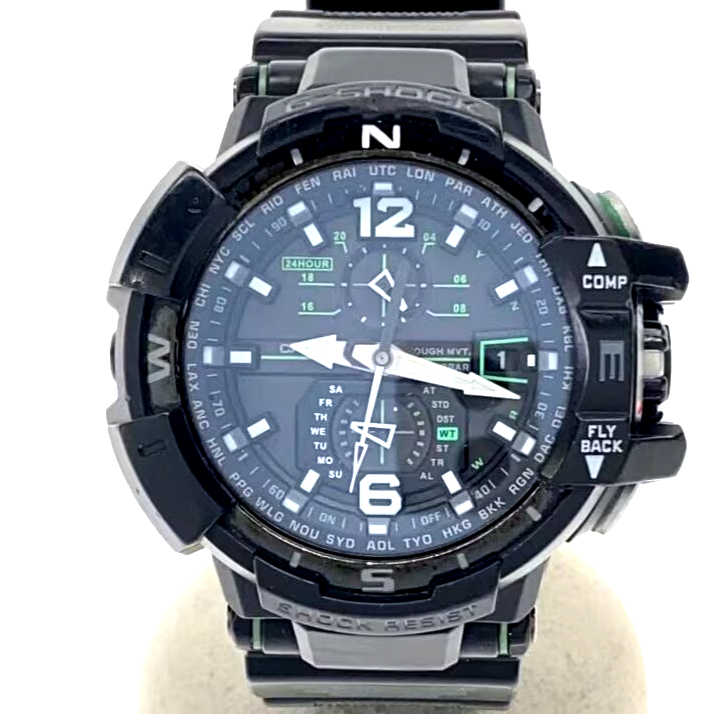 ヒ*ロ様 カシオG-shock GW-A1100 ジャンク Casio G-Shock GW-A1100-1A3JF Sky Cockpit Solar Radio Men Watch