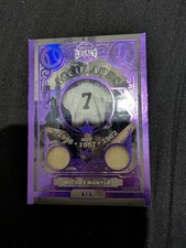 2025 Leaf a Bronx Legacy - Accolades Mickey Mantle #A-8 Purple Holofoil 4 /8 