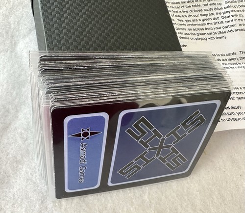 2008 Sixis Strategy Card Game By Asmadi. MINT Condition Cards In Sleeves - Picture 2 of 4
