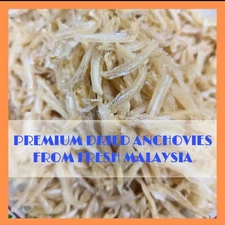 PREMIUM FRESH IKAN BILIS DRIED ANCHOVIES WITH CLEAN PREMIUM ANCHOVY SEAFOOD
