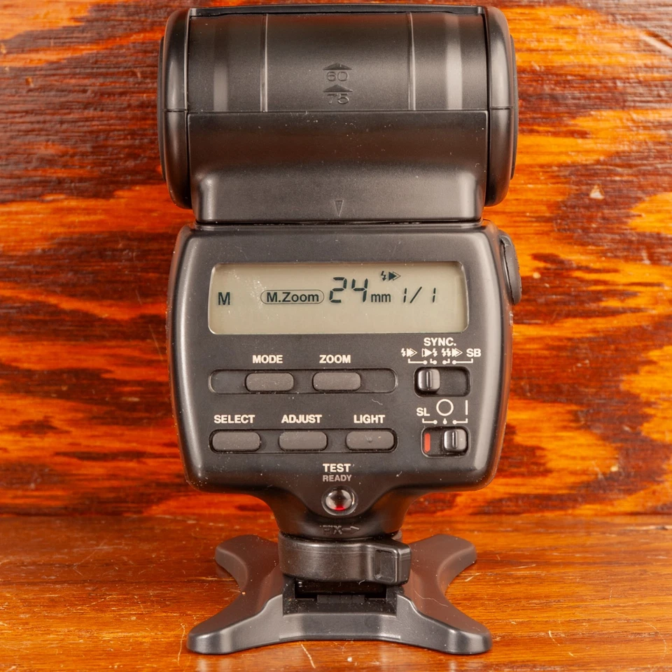 Pentax AF-500 FTZ Hot Shoe Mount Camera Flash Unit Tested Working - Image 3 of 4