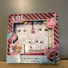 L.O.L. Surprise! Canvas Activity Set 707554LOL 3 Canvases to Paint