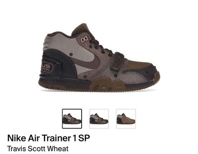 Size 7.5 - Nike Travis Scott x Air Trainer 1 SP Chocolate Brand New - DR7515 200
