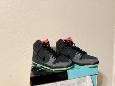 Nike Dunk High Premium SB Skateboarding Shoes Black US 9 Medium (D)